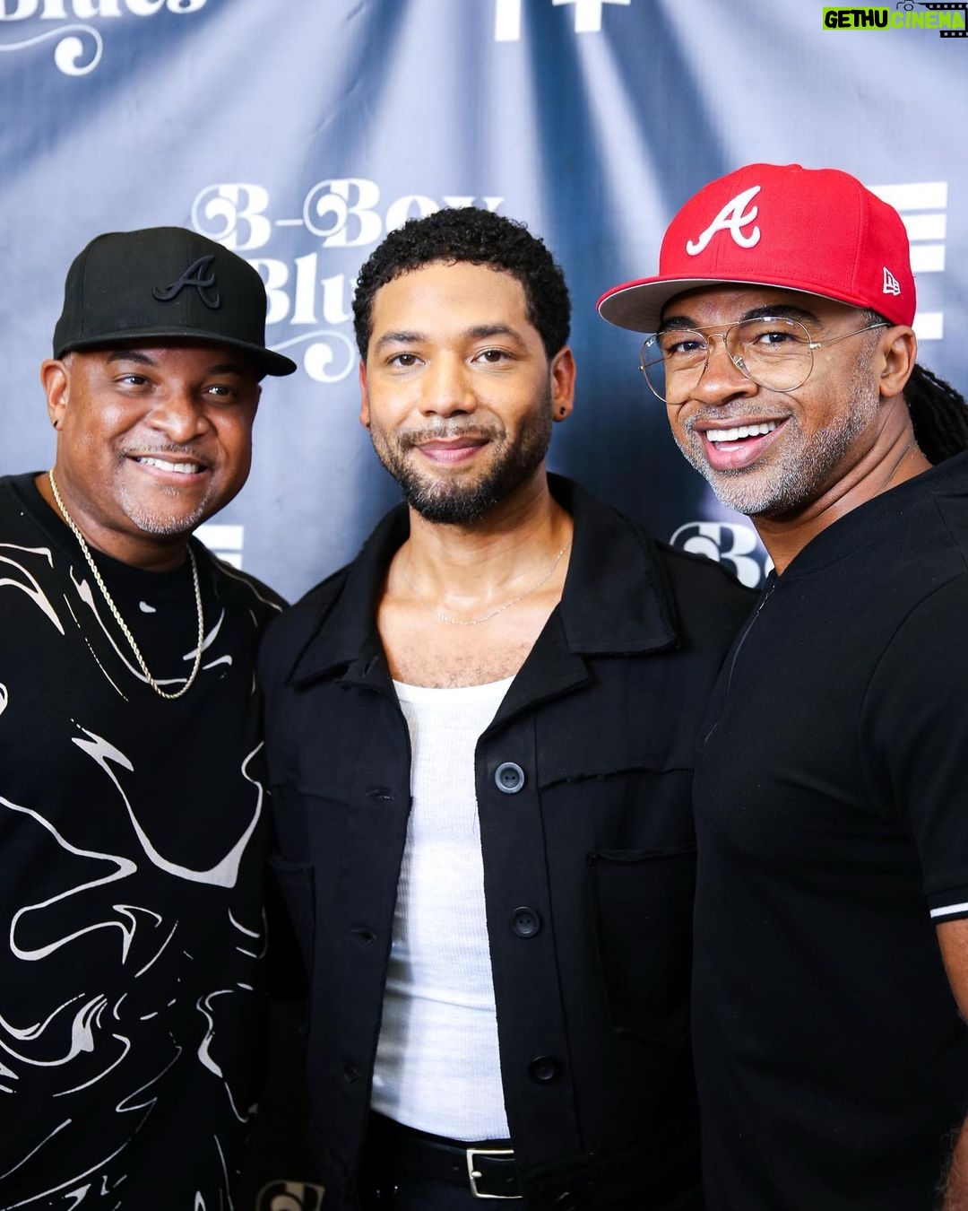 Jussie Smollett Instagram - Today is the day! So grateful to Atlanta. Y’all showed up and showed out. Thank you. My feature film directorial debut @bboybluesthefilm from the novel by the great @james.e.hardy.9 is officially streaming on @betplus and y’all DO NOT wanna miss it. Love y’all for life. I mean that. Atlanta, Georgia