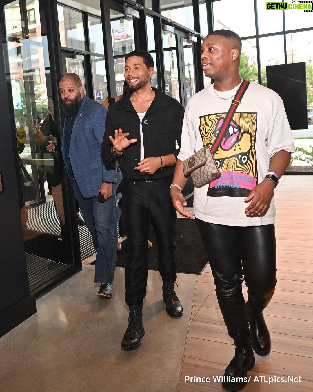 Jussie Smollett Instagram - Today is the day! So grateful to Atlanta. Y’all showed up and showed out. Thank you. My feature film directorial debut @bboybluesthefilm from the novel by the great @james.e.hardy.9 is officially streaming on @betplus and y’all DO NOT wanna miss it. Love y’all for life. I mean that. Atlanta, Georgia