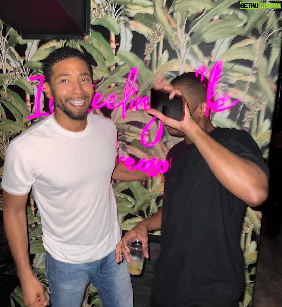 Jussie Smollett Instagram - Our NYC Screening was hosted by one of my close friends, @bridgeforth for @harlempridenyc & @nbjconthemove and after party shenanigans hosted by my brother @trappyhourharlemreloaded. Moments and core memories were made by all. See you soon ATL. @bboybluesthefilm comes June 9, 2022 to @betplus. 💙 #BBoyBlues ✨#Pride #YallGonGetThisJoy 💫 Next By 4West