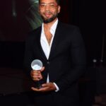 Jussie Smollett Instagram - We won our first award @bboybluesthefilm. Thank you @bishopocallen @rashadburgess @ielevate_ for honoring your boy as the Global Producer & Film Executive of the Year. Y’all inspire me to keep going every single day. Thank you to @james.e.hardy.9 @monascottyoung @jodacious @madiahillscott @stepfredla2.0 @sampsonmccormick @ayeprahl_badu @betplus and the entire @bboybluesthefilm family. I share this 1000% with y’all. All love and joy. Atlanta, Georgia