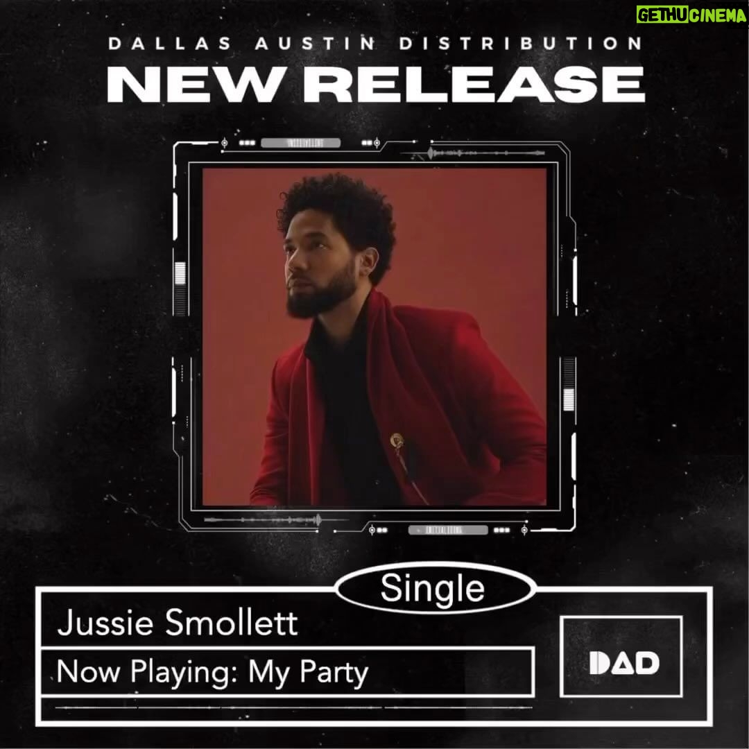 Jussie Smollett Instagram - LINK IN BIO. Shoutout to the fam @daddistro @dallasaustins @_lizgarner @jovandaistv #DADDistro #MusicOfSound @daddistro ・・・ New Music Tuesday’s!! Check out @jussiesmollett new single “My Party” 🚀🚀 Now Streaming on all platforms! #JussieSmollett #daddistro #newmusictuesday