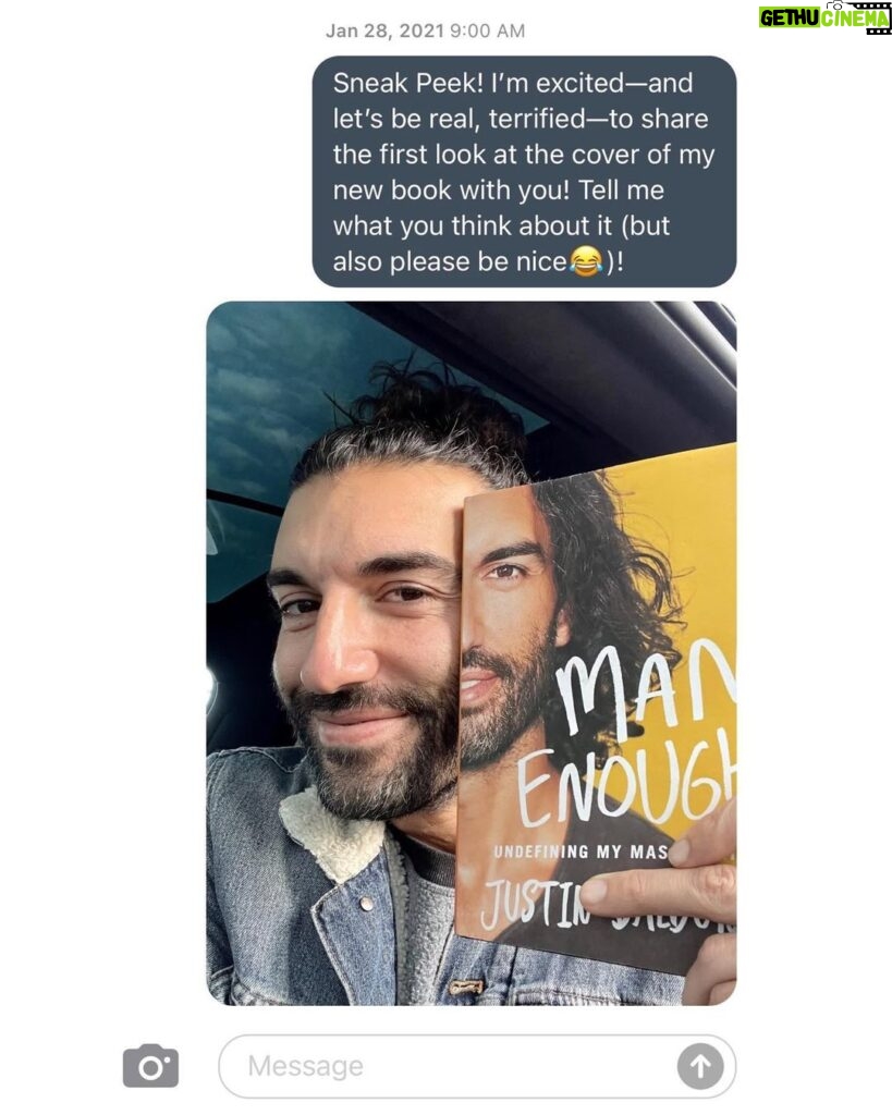Justin Baldoni Instagram - One year ago today I shared a sneak peak reveal of my book cover to my text community…one year later I am still in awe over all of the love and support you have given this book and the @wearemanenough podcast. MY HEART IS FULL. We are creating so many exciting things in 2022...👀 if you want to be the first to know/ see/ hear about them …  text me @ +1 (310) 845-6909