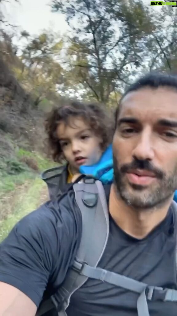Justin Baldoni Instagram - Our first official family hike! Maiya destroyed it and as you can tell by my heavy breathing the hike almost destroyed me. Find a moment to get outside today wherever you are. I really believe the more time we spend outside, the more invested we will be in not just appreciating it, but playing a role in saving OUR planet. And the best part is that walking and getting natural vitamin D are two of the best things we can do for physical and mental health right now. And it’s free! The earth is magical. And so are you. #dearmaiya #dearmaxwell The Mountains