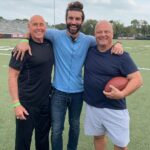Justin Baldoni Instagram - Getting any movie made is a miracle and I am so damn proud of the entire team @wayfarerstudios for their tireless work to get #TheSenior off the ground! I LOVE true stories and the story of Mike Flint (LEFT) going back to college at 58 to become the oldest football player in NCAA history is going to make you 😭and inspire you to go after whatever dream you have been putting off. Thank you to my man @ciardimark for bringing us this film and just wait until you see the brilliant @michaelchiklis at his best thanks to our incredible director @rodlurie 🎥 This is a movie that reminds all of us that it’s never too late to become what we might have been. I’m so pumped! Let’s play some football!! Fort Worth, Texas