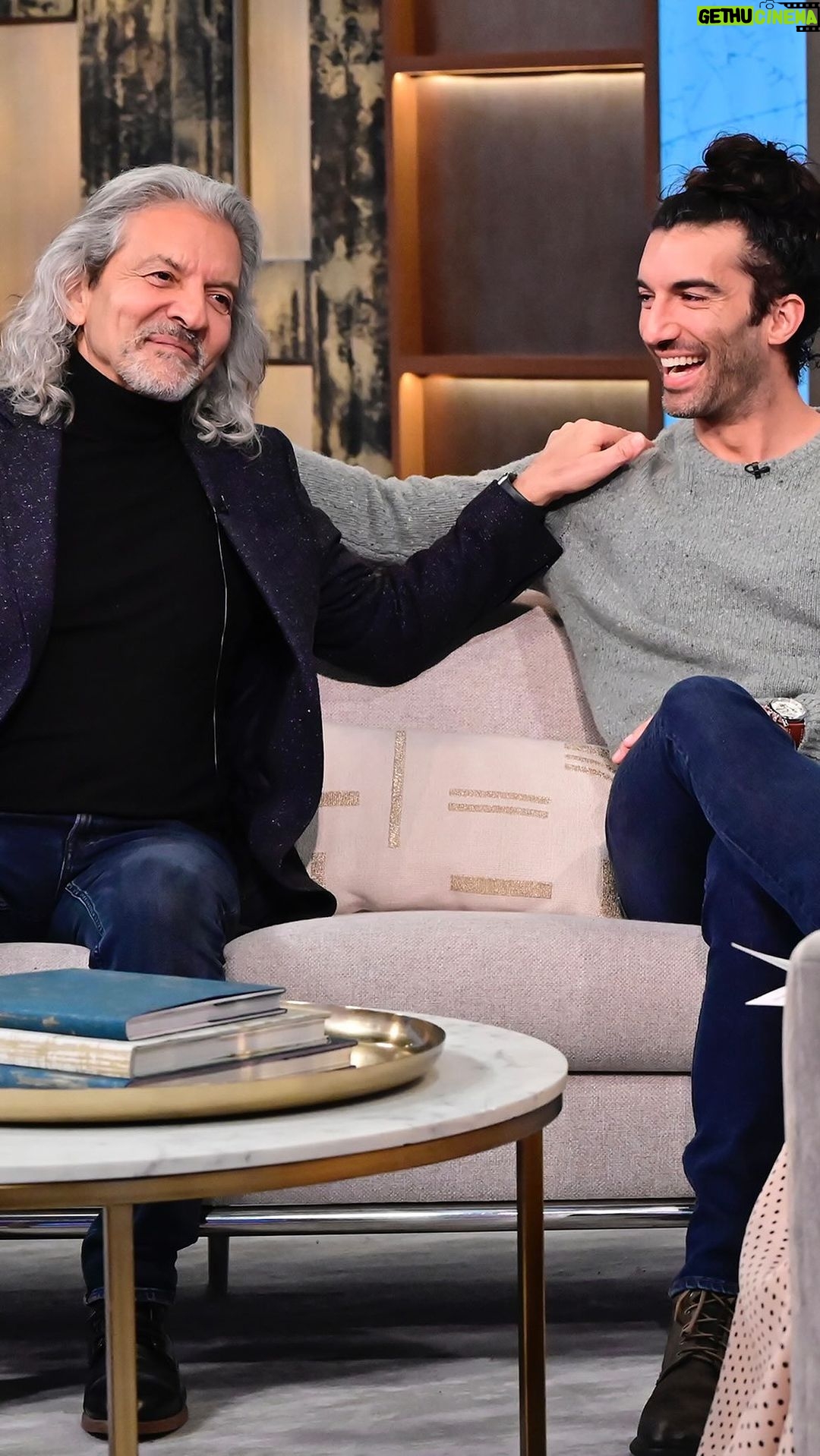 Justin Baldoni Instagram - I can’t even describe how special it was to have the opportunity to have a full hour on @tamronhallshow talking about masculinity and my book Boys Will Be Human with my dad @sambaldoni by my side. I’m so grateful that our boys get to live in a time where these conversations are starting to be had on national television. Thank you again @tamronhall for giving us that space 💛 #boyswillbehuman