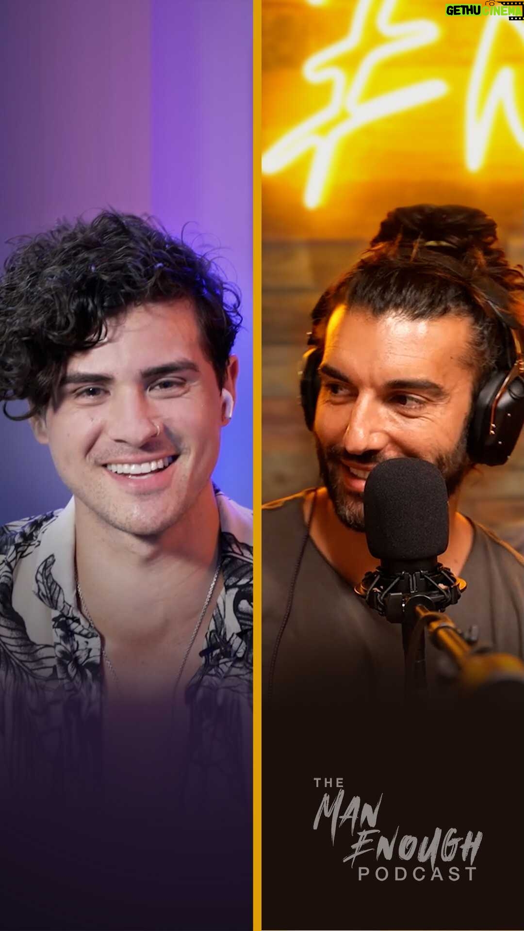 Justin Baldoni Instagram - This was such a refreshing and sweet conversation with @anthonypadilla. I was blown away by his openness and willingness to dive deep right off the bat. Anthony has such a disarming and gentle spirit that I found myself sharing things that I hadn’t before because the depth of his vulnerability gave me permission to. This was a conversation that will stay with me for a long time and one that gave me a lot of hope for how far we’ve come and where we are headed. Check out our newest episode of The #ManEnoughPodcast, out now anywhere you listen to your podcasts. #ManEnough