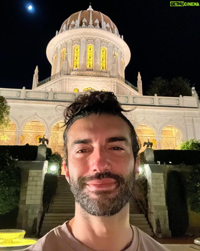 Justin Baldoni Instagram - Tears often speak the language the heart doesn’t have words for. So grateful to be back in Haifa visiting the #bahai holy land on a three day pilgrimage. Praying in the Shrines of `Abdu’l-Bahá and The Báb was the spiritual cleanse I needed. Overflowing with gratitude tonight. “I want you to be happy...to laugh, smile and rejoice in order that others may be made happy by you.” - `Abdu’l-Bahá Bahai Garden, Haifa, Israel