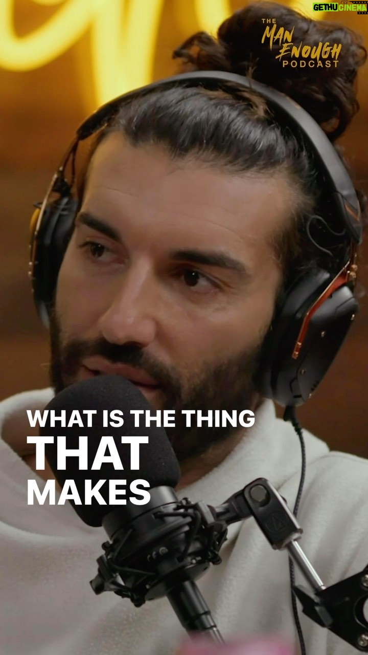 Justin Baldoni Instagram - As we get ready to launch season two of @wearemanenough I keep going back to this conversation I feel so lucky I got to have with my dad from season one. It was one of the most beautiful and healing moments of my life and the work has continued on over the last year between us. I love you daddy, thank you for modeling what it looks like to be brave enough to sit in the fire and hold all of me. #manenough #fatherson #dad #fatherhood #healing