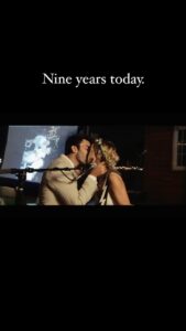 Justin Baldoni Instagram - Nine years today. It just keeps getting better and better.