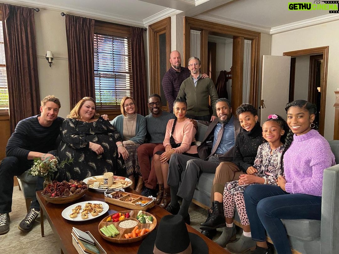 Justin Hartley Instagram - The (present) day gang's all here! Literally. #ThisIsUs