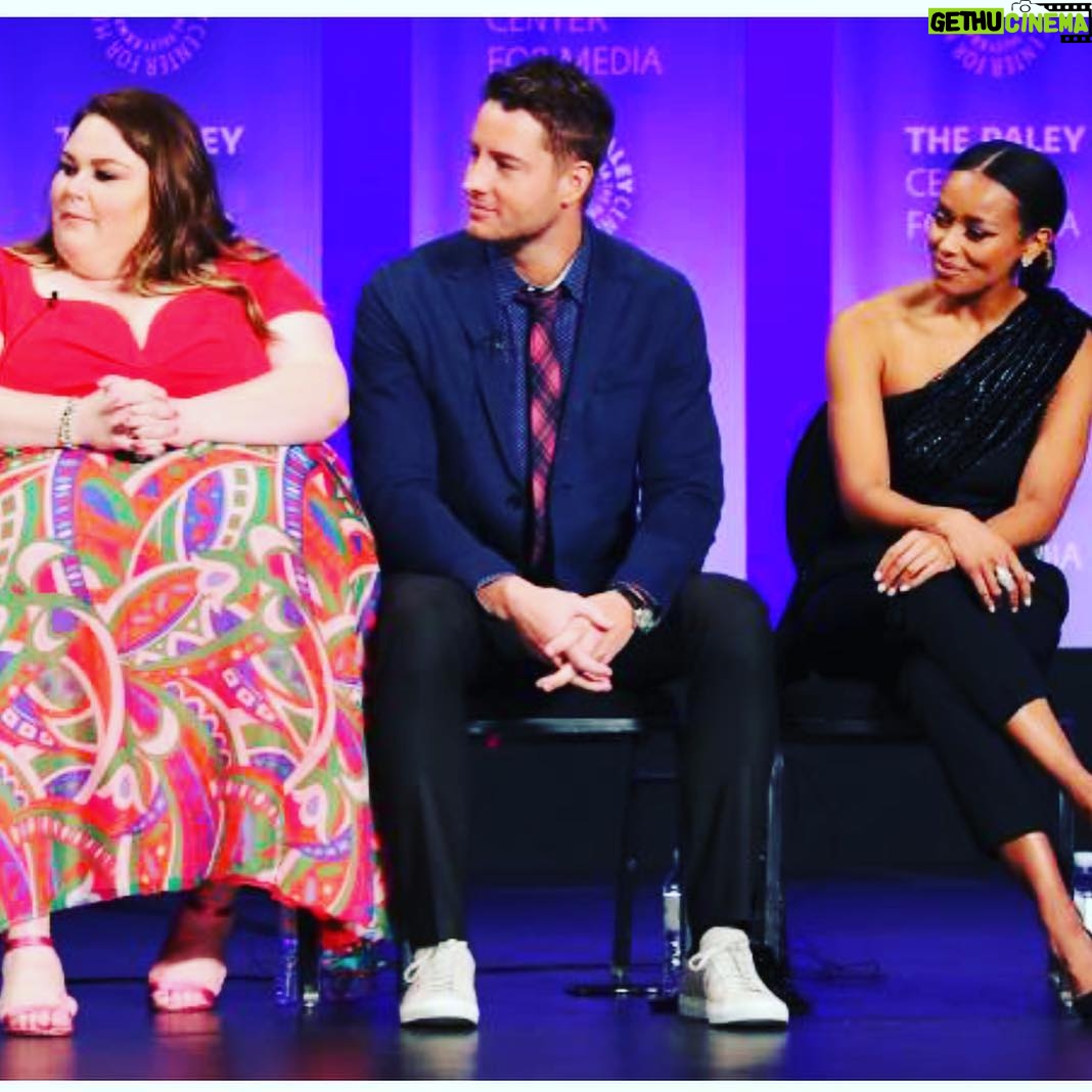 Justin Hartley Instagram - Great time at PaleyFest this weekend. Thanks to all who ventured out to see us. It’s always nice to see the energy in a room full of #thisisus fans. This one was double special. Got to take my daughter out for the evening. So proud of this young woman.