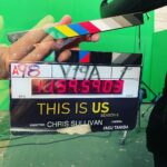 Justin Hartley Instagram - They grow up so fast. What a treat it was having my man in the DIRECTOR chair today. Day 1. Love it when great things happen to great people. #thisisus Paramount Picture Studios