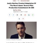 Justin Hartley Instagram - Pretty exciting news! Been working on this one for a bit. This is gonna be fun. #LFG