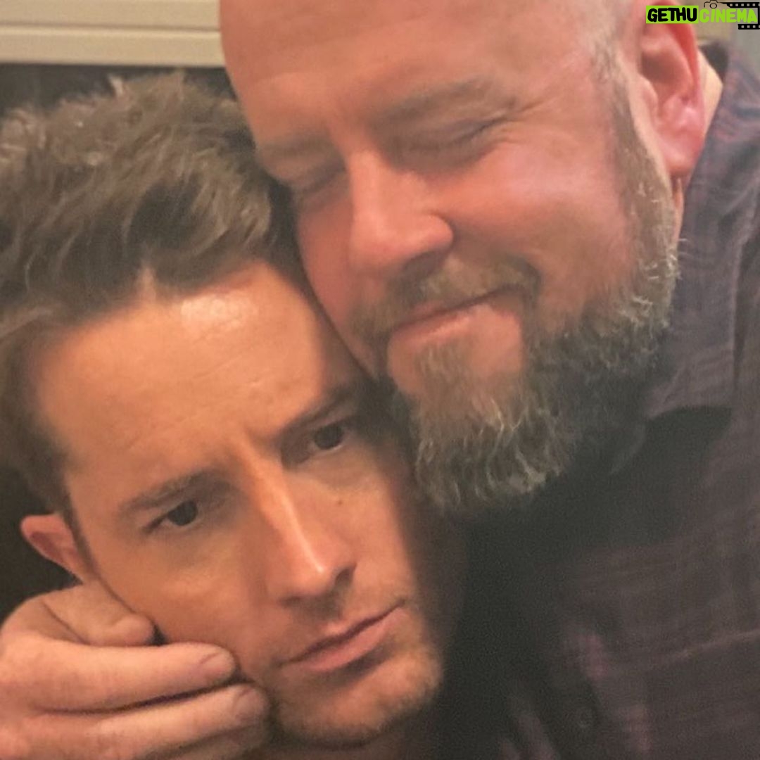 Justin Hartley Instagram - As they say, keep your friends close and your enemies closer… #thisisus #internationalfriendshipday