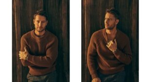Justin Hartley Instagram - Feeling well-seasoned 🥩 Thanks to @storyandrain for the chat, @randallslavin for the 📸 and @andreapezzillo for the grooming! Styled by @samspector #StoryAndRain