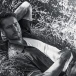 Justin Hartley Instagram - Feeling well-seasoned 🥩 Thanks to @storyandrain for the chat, @randallslavin for the 📸 and @andreapezzillo for the grooming! Styled by @samspector #StoryAndRain