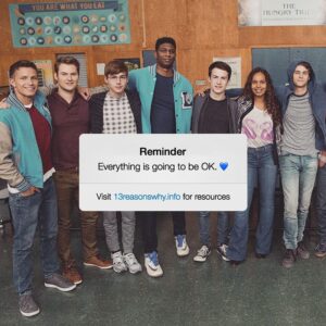 Justin Prentice Instagram - Hope everyone is enjoying Season 2! We deal with many tough issues in the show. If you are going through anything similar, check out 13reasonswhy.info for helpful resources. Let's keep these important conversations going. Talk to someone. Reach out. Have each other's backs. Love first. Love always. We're all in this life thing together.