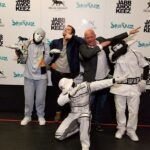 Justin Prentice Instagram - That's my dad. He's dabbing with the @jabbawockeez He's cooler than I am apparently. Amazing show! Blew us away! #Vegas #jabbawockeez #dab #mgmgrand