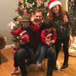Justin Prentice Instagram - We look sweet and innocent here, but don't be fooled. This was just after a brutal nerf war. Tears. Bloodshed. No mercy. Merry Christmas. #nerfwarof2017