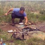 Justin Prentice Instagram - So, let's talk about how well capri pants go with cowboy boots. #trendsetter #campfire