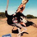 Justin Prentice Instagram - This is me on an ostrich. #ostrich