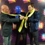 Justin Prentice Instagram - "I just blue myself." -Dr. Tobias Fünke Spectacular night @bluemangroup #bluemangroup #vegas #arresteddevelopment