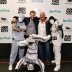 Justin Prentice Instagram - That's my dad. He's dabbing with the @jabbawockeez He's cooler than I am apparently. Amazing show! Blew us away! #Vegas #jabbawockeez #dab #mgmgrand
