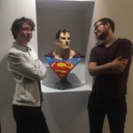 Justin Prentice Instagram - Touring the DC HQ. This was so freaking cool!! Huge thanks to @jimleeart and everyone who showed us around! And thank you Angela @platformprteam for setting this up...and for taking these very sexy totally not dorky photos! #fanboy #dc #dccomics @devindruid