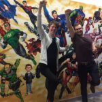 Justin Prentice Instagram - Touring the DC HQ. This was so freaking cool!! Huge thanks to @jimleeart and everyone who showed us around! And thank you Angela @platformprteam for setting this up...and for taking these very sexy totally not dorky photos! #fanboy #dc #dccomics @devindruid