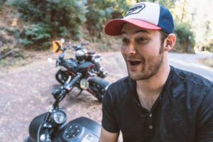 Justin Prentice Instagram - As you can see, I look like less of a dork when my face is covered. What a day of riding! Shout out to @indianmotorcycle for making sick bikes, @alpinestars for keeping us protected, @seanmacd for being cooler than I'll ever be, and @ the car in pic 4 for ruining our sweet shot. Ride on