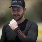 Justin Prentice Instagram - What a fun day! Shout out to @josh_herrin for the racing pointers, and thanks @alpinestars for trusting us to not completely wreck everything. Second pic I somehow managed to find the lens despite having other, more important things to focus on. That's skill.