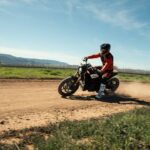 Justin Prentice Instagram – Flat track with our gracious hosts @hartluck and @pink I aspire to be as cool as they are.
Yes, that’s me smack talking Ross in pic#2

Thanks for the wheels @indianmotorcycle 
And for the protection @alpinestars 
#alwaysuseprotection