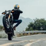 Justin Prentice Instagram - Riding the sexy, new @indianmotorcycle FTR 1200 S. Rides like a dream! What a day!! Sweet wheels, gorgeous view, happy Justin. Also, huge shoutout to @alpinestars for making me look like a badass in their gear! Ummm....pretend that the last picture is me. It's definitely not @aaroncolton I can totally wheelie....