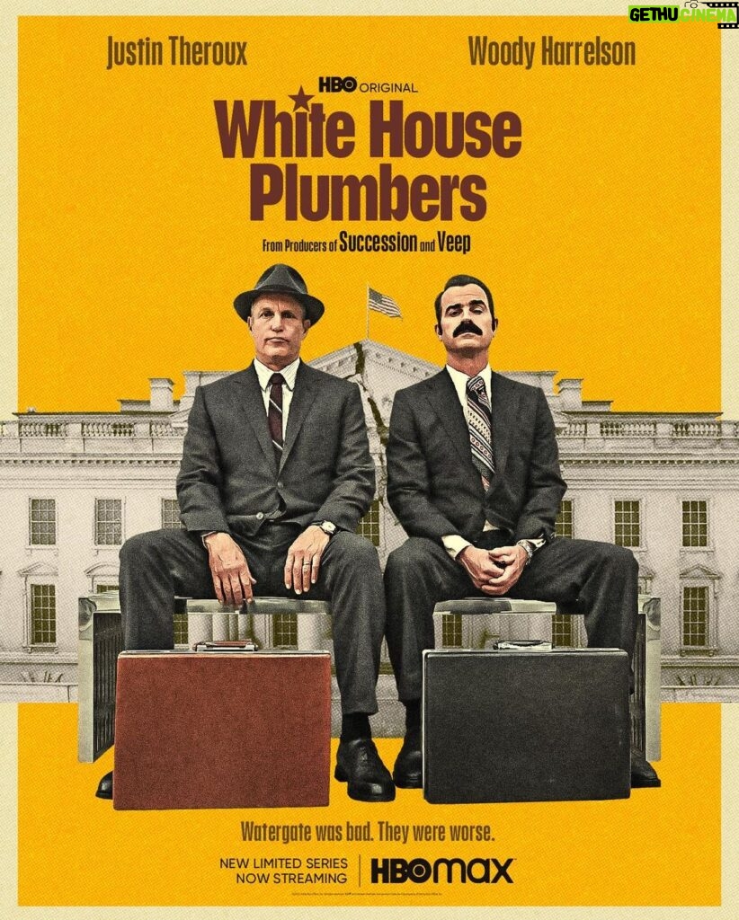 Justin Theroux Instagram - TONIGHT! New episode of White House Plumbers. @hbo @hbomax
