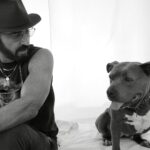Justin Theroux Instagram - This is the 1st picture of Kuma ever taken. And Four years ago today, this crusty nugget let me be in charge of her entire life. What luck. And to whoever threw her away? Losers weepers. Happy gotcha day Kuma 🖤. #adoptdontshop #gotchaday @austinpetsalive @aspca @bestfriendsanimalsociety @muddypawsrescuenyc