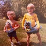 Justin Theroux Instagram - TB Monday?.... Just did my cuzzes @officiallouistheroux ‘s podcast GROUNDED with Louis Theroux on the BBC... a goofy listen. here’s the TB photos of me (on left) and Louis (on right), and other cuzz @marceltheroux. Good times.