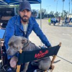 Justin Theroux Instagram - FBF to The first day on the set of The Mosquito Coast (w Kuma natch). 🦟 🏝 Premiering one week from today on @appletvplus Set your VCRs! 📼 #themosquitocoast Stockton, California