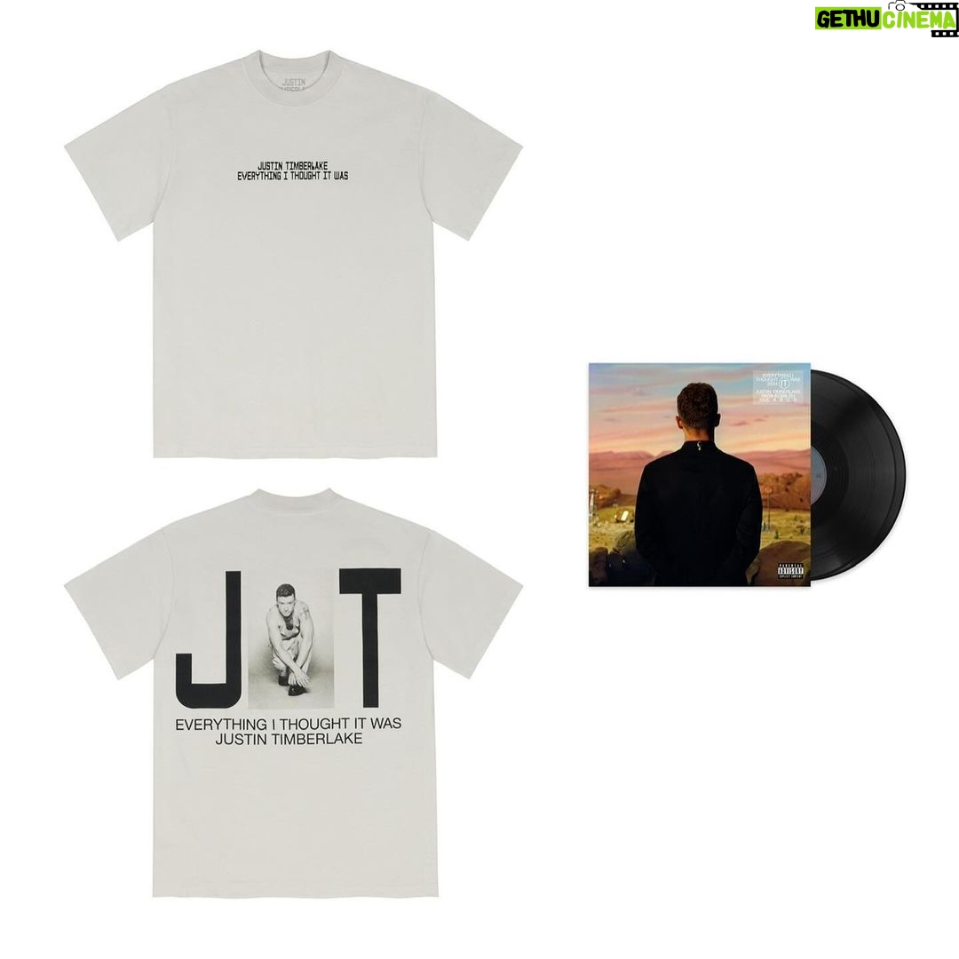 Justin Timberlake Instagram - Just dropped a couple more shirts to collect with vinyl 💛