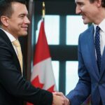 Justin Trudeau Instagram - Canada and Ecuador share many priorities – like growing our economies, protecting our environment, developing clean energy, and advancing gender equality. I spoke about that and more with President @DanielNoboaOk today. Together, we’re working for Canadians and Ecuadorians. 🇨🇦 Le Canada et l’Équateur ont plusieurs priorités communes – comme la croissance économique, l’environnement, l’énergie propre et l’égalité des sexes. J’en ai discuté avec le président @DanielNoboaOk, aujourd’hui. Ensemble, nous travaillons pour les Canadiens et les Équatoriens. Ottawa, Ontario