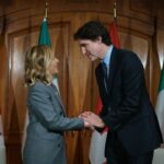 Justin Trudeau Instagram - Working together to address global challenges and advance shared priorities. That is exactly what @GiorgiaMeloni and I have been doing today. We spoke about creating jobs, increasing trade, fighting climate change, supporting Ukraine, strengthening defence and security, and more. And to make sure this work moves ahead, we announced that we’re establishing the Canada-Italy Roadmap for Enhanced Cooperation. We’ll have more productive conversations like this soon, including at the G7 Leaders’ Summit in Italy later this year – and we’ll continue to strengthen the partnership between our countries and the friendships between our peoples. 🇨🇦 Travailler ensemble afin de relever les défis mondiaux et de faire avancer des priorités communes. C’est exactement ce que @GiorgiaMeloni et moi avons fait aujourd’hui. Nous avons parlé de moyens de créer des emplois, d’accroître les échanges commerciaux, de lutter contre les changements climatiques, de soutenir l’Ukraine et de renforcer la défense et la sécurité, entre autres. Et pour assurer la progression de ce travail, nous avons annoncé la création de la feuille de route Canada-Italie pour une coopération améliorée. Nous aurons bientôt d’autres conversations productives comme celle-ci, notamment lors du Sommet des dirigeants du G7 qui se tiendra en Italie plus tard dans l’année, et nous continuerons à resserrer le partenariat entre nos pays et les liens d’amitié entre nos populations. Toronto, Ontario