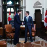Justin Trudeau Instagram - Spent time with @DavidEbyBC today. We spoke about some priorities we’re tackling – building more housing, investing in infrastructure, supporting innovation and clean growth, keeping our communities safe – and how we can make more progress together. Good to touch base again, David. 🇨🇦 J’ai rencontré @DavidEbyBC aujourd’hui. On a parlé de nos priorités communes – bâtir plus de logements, investir dans l’infrastructure, encourager l’innovation et la croissance propre, protéger nos communautés – et des autres progrès qu’on peut faire. Ravi cet échange, David. Ottawa, Ontario