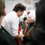Justin Trudeau Instagram - Spending time with new friends and friendly faces. @MarcSerre, @VivForSudbury, and I were so glad we could stop by today - both to hear what’s on your mind and to share some of what we’re doing to support seniors in Sudbury, Nickel Belt, and across the country. 🇨🇦 J’ai passé du temps avec de nouveaux amis et des visages amicaux. @MarcSerre, @VivForSudbury et moi avons été ravis de vous voir aujourd’hui pour entendre ce qui vous préoccupe et vous décrire ce qu’on fait pour aider les aînés de Sudbury, de Nickel Belt et de tout le pays. Sudbury, Ontario
