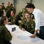Justin Trudeau Instagram - To the women and men of the @CanadianForces, who bravely serve our country every day: Thank you. Your service and your sacrifice have not gone unnoticed – and are appreciated more than you’ll ever know. Whether you’re spending your holidays with your loved ones, or are serving across the country, or are deployed beyond our borders: We’re keeping you and your families in our thoughts. And I’ll say this one more time, because we can never say these two words enough: Thank you. 🇨🇦 Aux femmes et aux hommes des @ForcesCanada, qui servent courageusement notre pays chaque jour : Merci. Votre service et vos sacrifices ne passent pas inaperçus et sont appréciés plus que vous ne le saurez jamais. Que vous passiez les Fêtes avec vos proches, que vous serviez à l’autre bout du pays ou que vous soyez déployés au-delà de nos frontières : Nous pensons à vous et à vos familles. Et je le répète encore une fois, car nous ne dirons jamais assez ce simple mot : Merci.