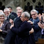 Justin Trudeau Instagram - After 35 years, none of us can imagine what the Hill would be like without @MacAulay.Lawrence – or what Canada would be like without his commitment, his passion, and his hard work. My friend, congratulations on this incredible anniversary! Keep setting the bar for the rest of us. 🇨🇦 Après 35 ans, aucun d’entre nous ne peut imaginer ce que serait la Colline sans @MacAulay.Lawrence – ou ce que serait le Canada sans son dévouement, sa passion et son travail acharné. Félicitations pour cet anniversaire incroyable, mon ami! Tu continues de placer la barre haut. Ottawa, Ontario