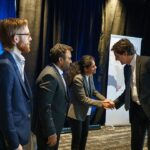 Justin Trudeau Instagram - Research and innovation were top of mind at today’s Canada-EU Summit – so stopping by @Genesis_Centre with @CharlesMichel and @UrsulavonderLeyen made perfect sense. To all of the innovators and entrepreneurs we met: Thank you. Keep leading the way with your talent and your ideas. 🇨🇦🇪🇺 La recherche et l’innovation étant au cœur du Sommet Canada-UE d’aujourd’hui, @CharlesMichel, @UrsulavonderLeyen et moi avons décidé de visiter le @Genesis_Centre. Aux innovateurs et entrepreneurs que nous avons rencontrés : merci de montrer la voie grâce à votre talent et à vos idées. St. John's, Newfoundland and Labrador