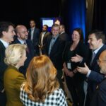 Justin Trudeau Instagram - Research and innovation were top of mind at today’s Canada-EU Summit – so stopping by @Genesis_Centre with @CharlesMichel and @UrsulavonderLeyen made perfect sense. To all of the innovators and entrepreneurs we met: Thank you. Keep leading the way with your talent and your ideas. 🇨🇦🇪🇺 La recherche et l’innovation étant au cœur du Sommet Canada-UE d’aujourd’hui, @CharlesMichel, @UrsulavonderLeyen et moi avons décidé de visiter le @Genesis_Centre. Aux innovateurs et entrepreneurs que nous avons rencontrés : merci de montrer la voie grâce à votre talent et à vos idées. St. John's, Newfoundland and Labrador