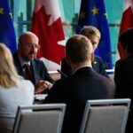 Justin Trudeau Instagram - At the last Canada-EU Summit, President Charles Michel, President Ursula von Der Leyen, and I committed to working together and making progress for Canadians and Europeans. We’ve done just that in the years since – and we know there’s much more work to do. That’s why we’re launching the Canada-EU Green Alliance and the Canada-EU Digital Partnership, increasing our collaboration under Horizon Europe, working together on the Global Carbon Pricing Challenge, and more. As partners and friends, we’ll keep moving forward together. 🇨🇦🇪🇺 Lors du dernier Sommet Canada-UE, le président Charles Michel, la présidente Ursula von Der Leyen et moi nous étions engagés à travailler ensemble et à réaliser des progrès pour les Canadiens et les Européens. C’est ce que nous avons fait dans les années qui ont suivi et nous savons qu’il reste encore beaucoup à faire. Voilà pourquoi nous lançons l’Alliance verte Canada-UE et le Partenariat numérique Canada-UE, resserrons notre collaboration dans le cadre d’Horizon Europe, travaillons ensemble pour le Défi mondial sur la tarification du carbone, et plus encore. En tant qu’amis et partenaires, nous allons continuer d’avancer ensemble. St. John's, Newfoundland and Labrador
