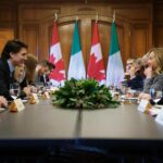 Justin Trudeau Instagram - Working together to address global challenges and advance shared priorities. That is exactly what @GiorgiaMeloni and I have been doing today. We spoke about creating jobs, increasing trade, fighting climate change, supporting Ukraine, strengthening defence and security, and more. And to make sure this work moves ahead, we announced that we’re establishing the Canada-Italy Roadmap for Enhanced Cooperation. We’ll have more productive conversations like this soon, including at the G7 Leaders’ Summit in Italy later this year – and we’ll continue to strengthen the partnership between our countries and the friendships between our peoples. 🇨🇦 Travailler ensemble afin de relever les défis mondiaux et de faire avancer des priorités communes. C’est exactement ce que @GiorgiaMeloni et moi avons fait aujourd’hui. Nous avons parlé de moyens de créer des emplois, d’accroître les échanges commerciaux, de lutter contre les changements climatiques, de soutenir l’Ukraine et de renforcer la défense et la sécurité, entre autres. Et pour assurer la progression de ce travail, nous avons annoncé la création de la feuille de route Canada-Italie pour une coopération améliorée. Nous aurons bientôt d’autres conversations productives comme celle-ci, notamment lors du Sommet des dirigeants du G7 qui se tiendra en Italie plus tard dans l’année, et nous continuerons à resserrer le partenariat entre nos pays et les liens d’amitié entre nos populations. Toronto, Ontario