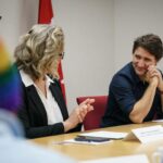 Justin Trudeau Instagram - I want to be very clear about this: 2SLGBTQI+ Canadians – in Alberta and across the country – deserve to be treated with respect, and they should be able to be who they are and love whom they love without fear. To the members of Edmonton’s 2SLGBTQI+ community, who we heard from yesterday afternoon: Thank you for speaking so candidly about your fears, your concerns, and your ideas. We are here for you, and we’ll always work with you to build a better future. 🇨🇦 Je tiens à le dire très clairement : les Canadiens 2ELGBTQI+ – en Alberta comme ailleurs au pays – méritent qu’on les traite avec respect et devraient pouvoir être qui ils sont et aimer qui ils aiment – sans crainte. Aux membres de la communauté 2ELGBTQI+ d’Edmonton qui nous ont communiqué leurs points de vue hier après-midi : merci d’avoir exprimé aussi ouvertement vos peurs, vos préoccupations et vos idées. Nous sommes là pour vous, et nous travaillerons toujours avec vous en vue de bâtir un avenir meilleur. Edmonton, Alberta