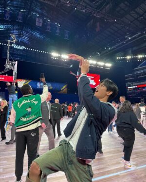 Hyunjae Instagram - It was an honor to be at the All Star Weekend⭐️⭐️
#nba #allstarweekend #nbastyle_kor